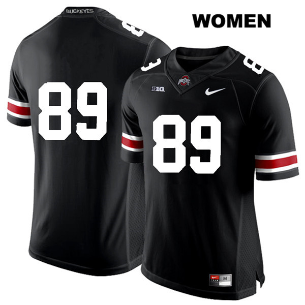 Ohio State Buckeyes Women's Luke Farrell #89 White Number Black Authentic Nike No Name College NCAA Stitched Football Jersey BP19S41TS